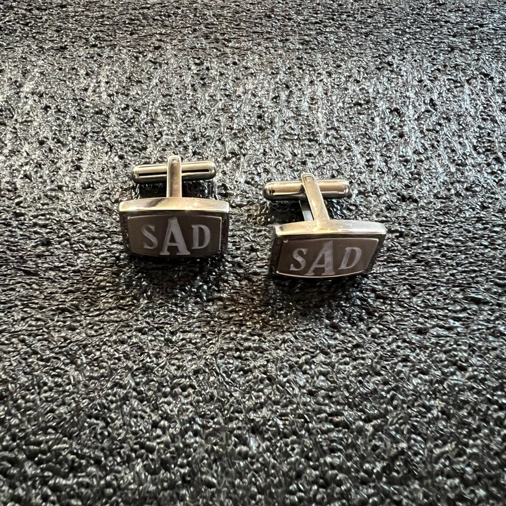 Modern Stainless Steel Silver Cuff Links with Minimalist Design
